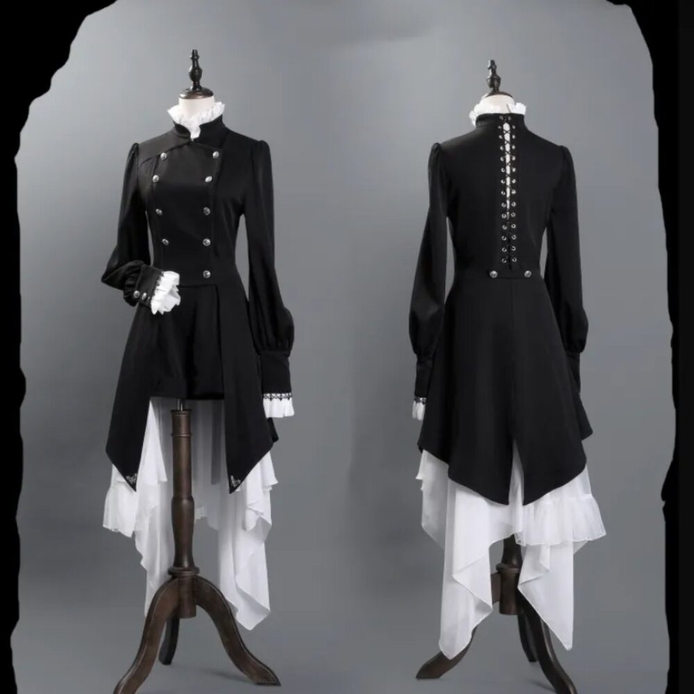 Ouji Lolita Ruffle Collar Top